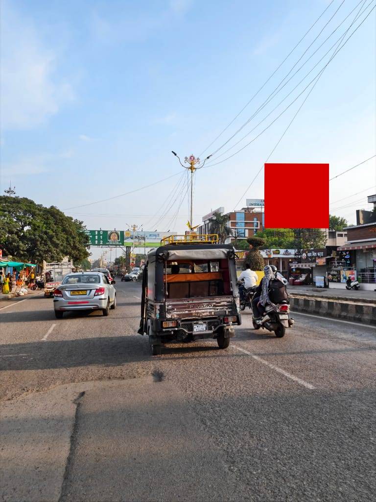 25) Hotel Mathura Shirdi Opposite Sai Baba Mandir Darshan Line with Lighting ( Incoming Side ) Nager Manmad road Shirdi